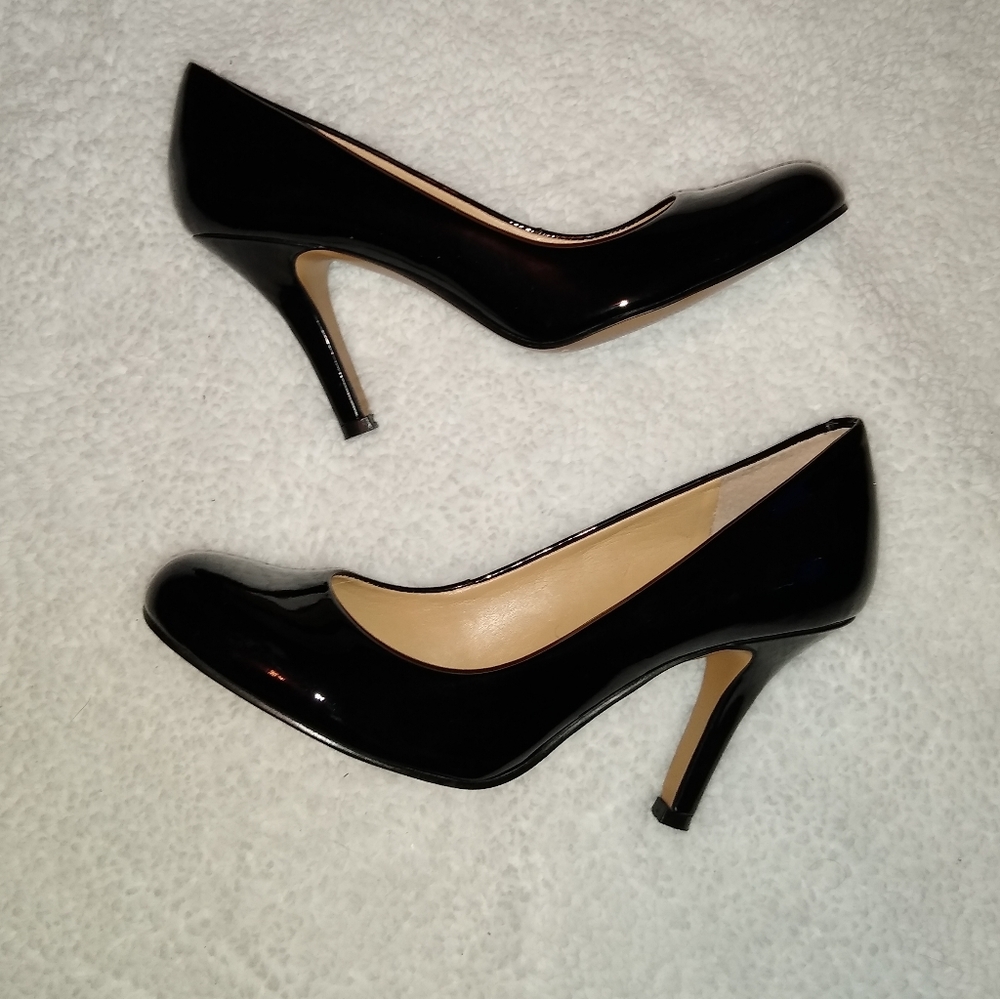 Nine West | Black Leather Heels